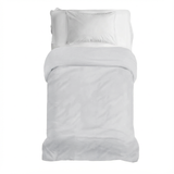 Original Therapiedecke - Gewichtsdecke mit 4-Jahreszeiten Bezug in Eisgrau für Erwachsene