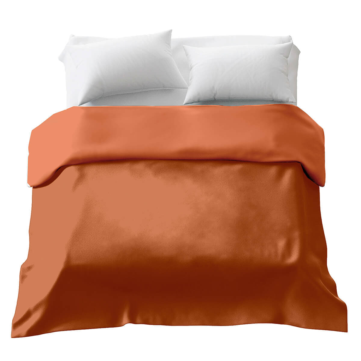 Original Therapiedecke - Baumwollbezug in Rostrot