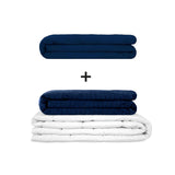 Original Therapiedecke - Gewichtsdecken Set für Erwachsene inklusive 2 Bezügen nach Wahl