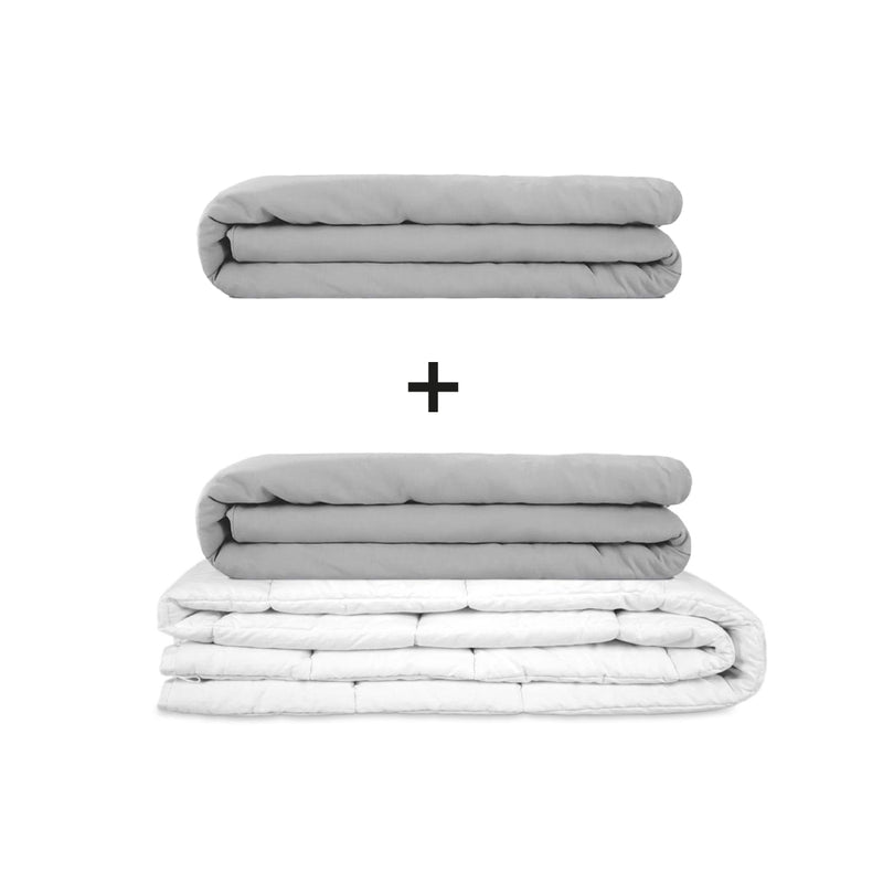Original Therapiedecke - Gewichtsdecken Set für Erwachsene inklusive 2 Bezügen nach Wahl