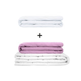 Original Therapiedecke - Gewichtsdecken Set für Erwachsene inklusive 2 Bezügen nach Wahl