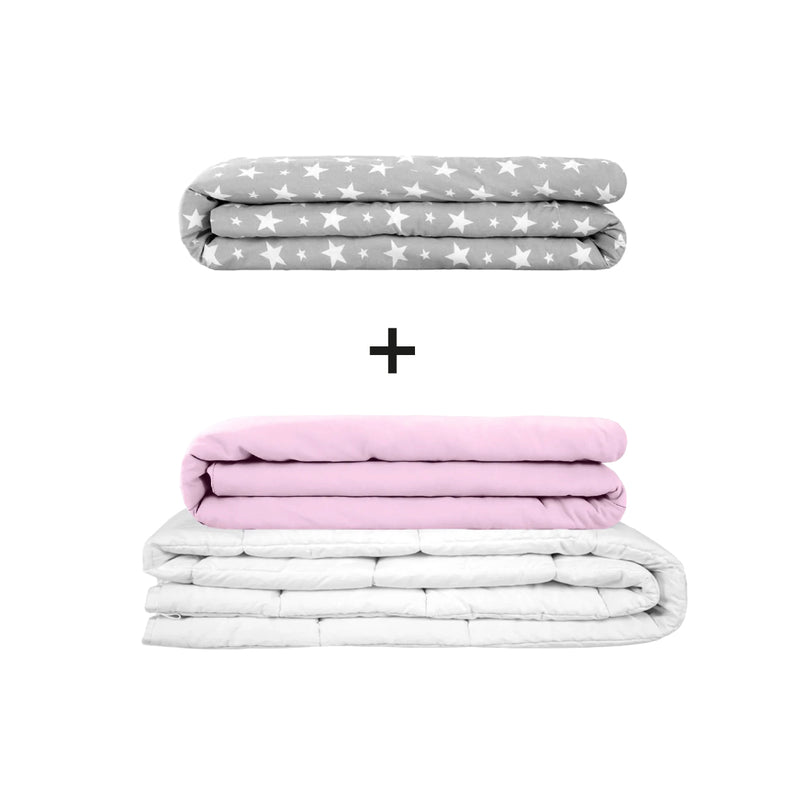 Original Therapiedecke - Gewichtsdecken Set für Erwachsene inklusive 2 Bezügen nach Wahl