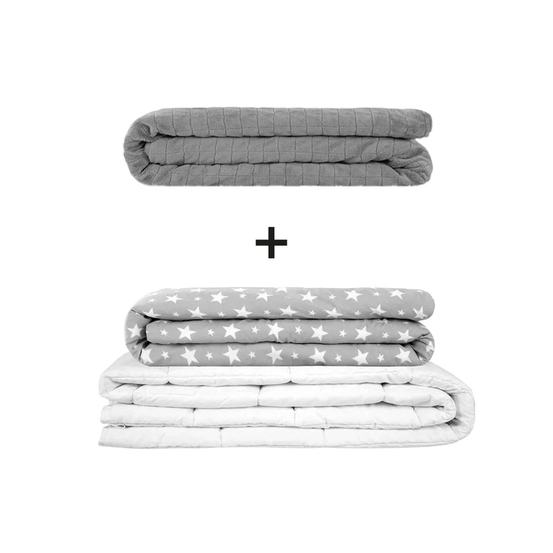 Original Therapiedecke - Gewichtsdecken Set für Erwachsene inklusive 2 Bezügen nach Wahl