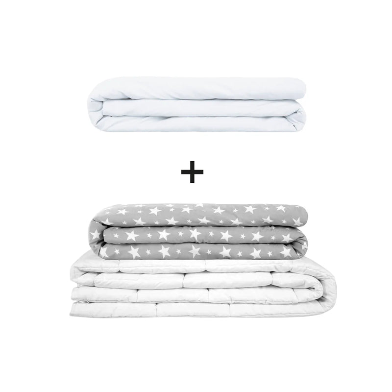 Original Therapiedecke - Gewichtsdecken Set für Erwachsene inklusive 2 Bezügen nach Wahl