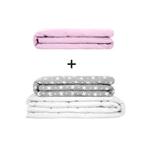 Original Therapiedecke - Gewichtsdecken Set für Erwachsene inklusive 2 Bezügen nach Wahl