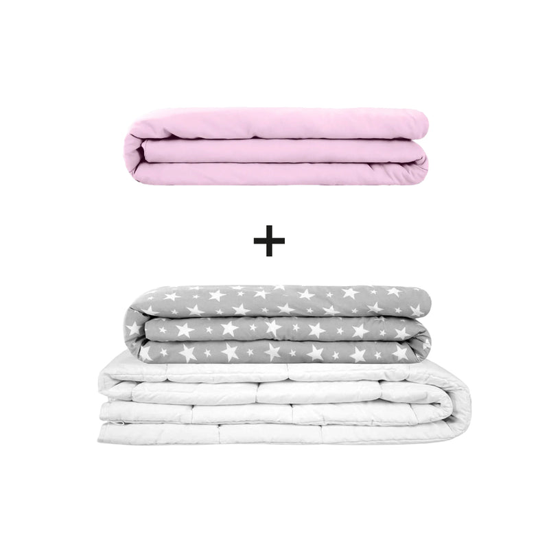 Original Therapiedecke - Gewichtsdecken Set für Erwachsene inklusive 2 Bezügen nach Wahl