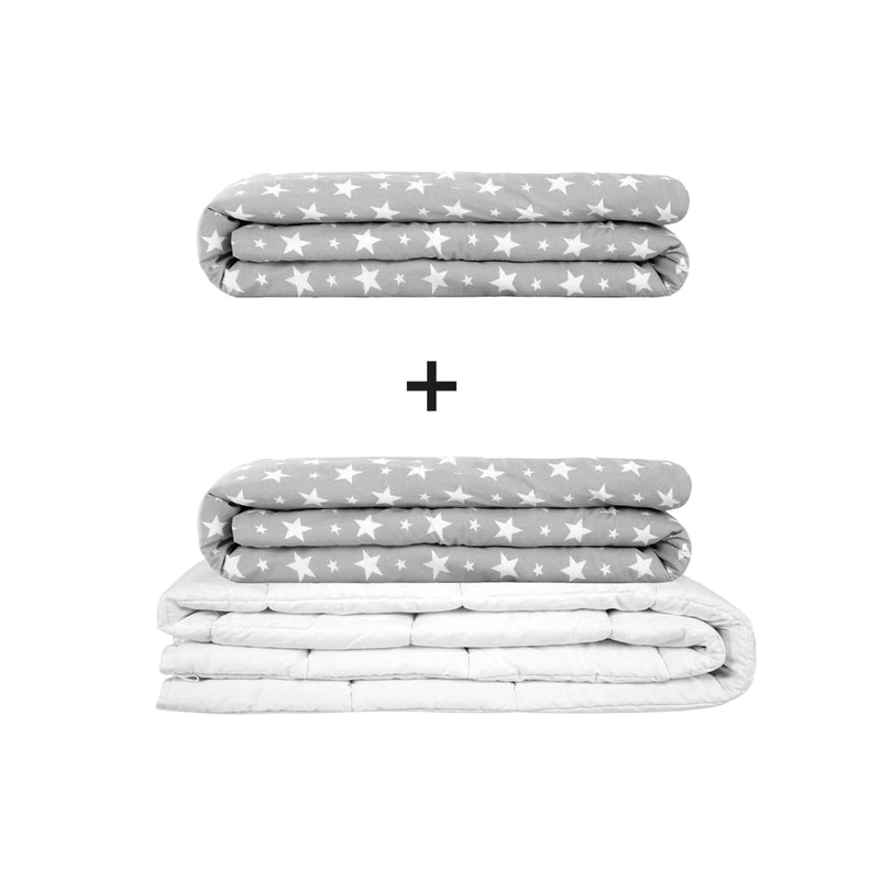 Original Therapiedecke - Gewichtsdecken Set für Erwachsene inklusive 2 Bezügen nach Wahl