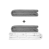 Original Therapiedecke - Gewichtsdecken Set für Erwachsene inklusive 2 Bezügen nach Wahl