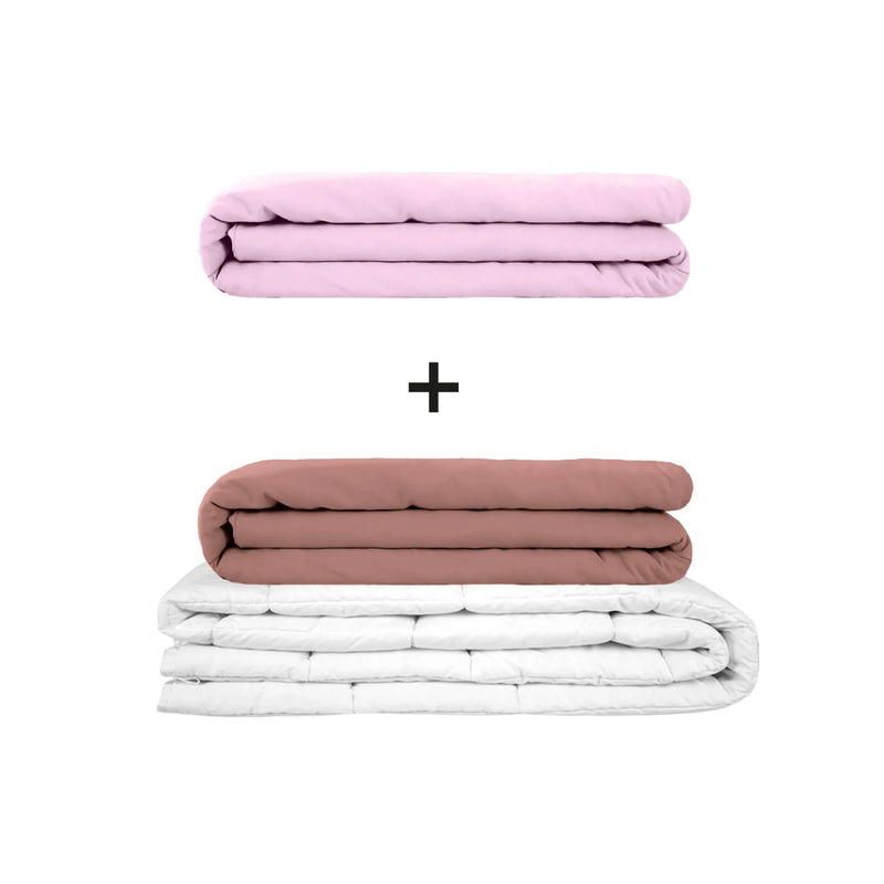 Original Therapiedecke - Gewichtsdecken Set für Erwachsene inklusive 2 Bezügen nach Wahl