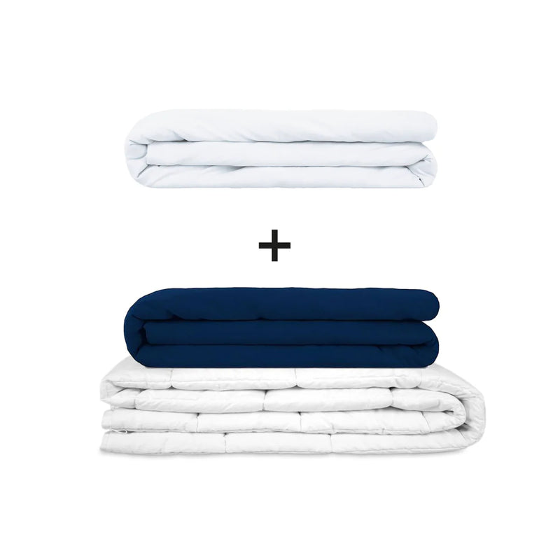 Original Therapiedecke - Gewichtsdecken Set für Erwachsene inklusive 2 Bezügen nach Wahl