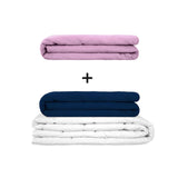 Original Therapiedecke - Gewichtsdecken Set für Erwachsene inklusive 2 Bezügen nach Wahl