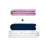 Original Therapiedecke - Gewichtsdecken Set für Erwachsene inklusive 2 Bezügen nach Wahl