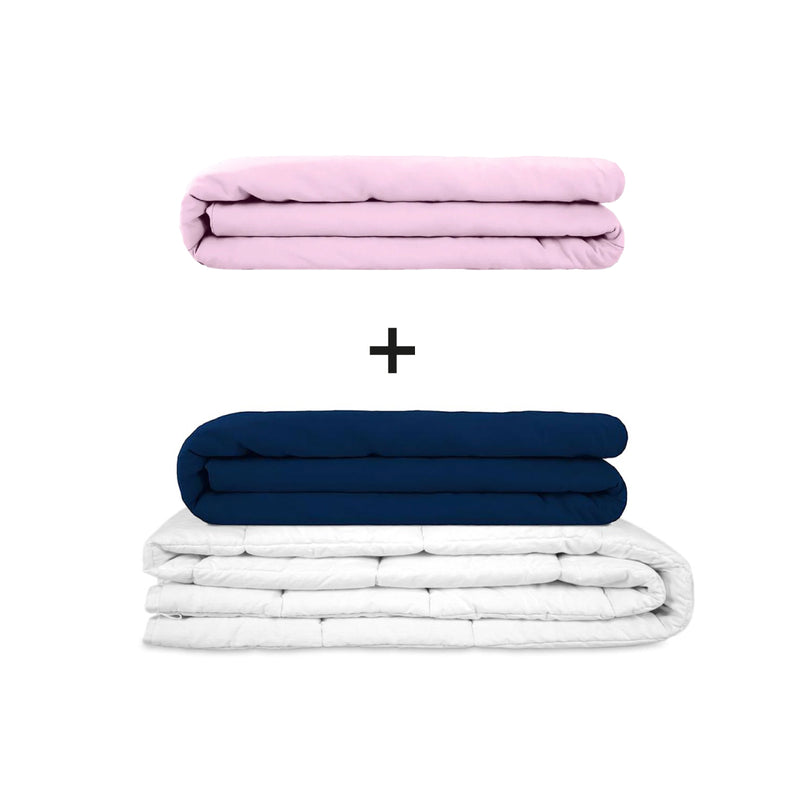 Original Therapiedecke - Gewichtsdecken Set für Erwachsene inklusive 2 Bezügen nach Wahl
