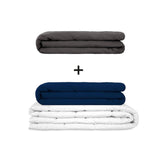 Original Therapiedecke - Gewichtsdecken Set für Erwachsene inklusive 2 Bezügen nach Wahl