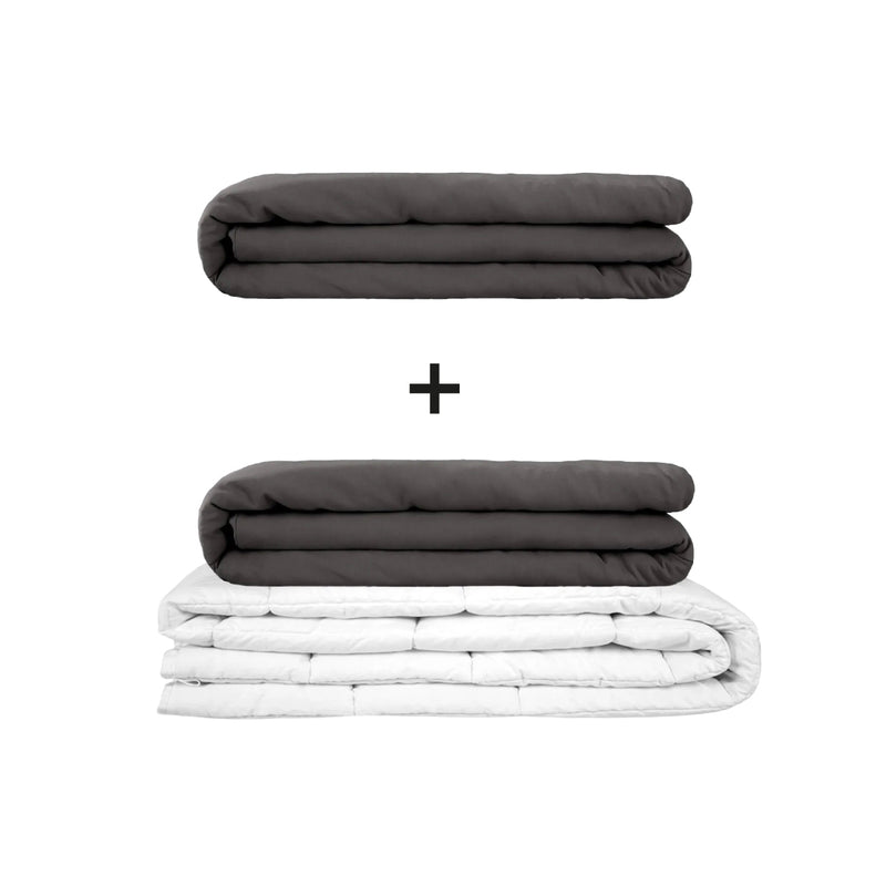 Original Therapiedecke - Gewichtsdecken Set für Erwachsene inklusive 2 Bezügen nach Wahl