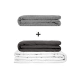 Original Therapiedecke - Gewichtsdecken Set für Erwachsene inklusive 2 Bezügen nach Wahl