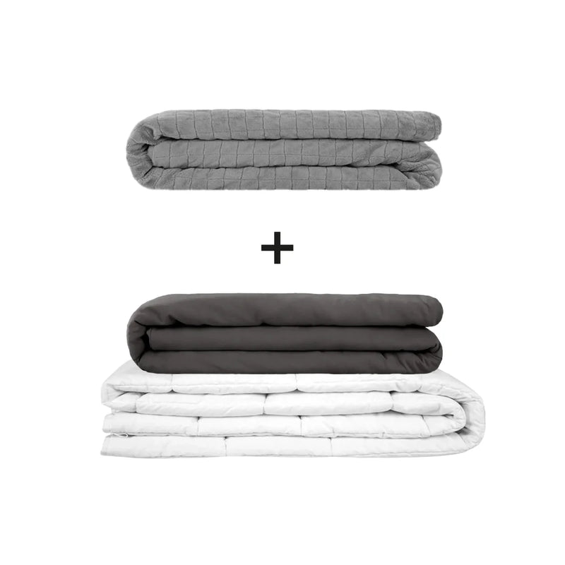 Original Therapiedecke - Gewichtsdecken Set für Erwachsene inklusive 2 Bezügen nach Wahl