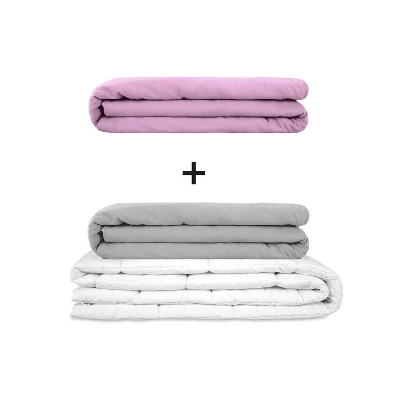 Original Therapiedecke - Gewichtsdecken Set für Erwachsene inklusive 2 Bezügen nach Wahl