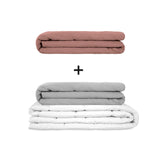 Original Therapiedecke - Gewichtsdecken Set für Erwachsene inklusive 2 Bezügen nach Wahl