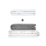 Original Therapiedecke - Gewichtsdecken Set für Erwachsene inklusive 2 Bezügen nach Wahl