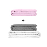 Original Therapiedecke - Gewichtsdecken Set für Erwachsene inklusive 2 Bezügen nach Wahl