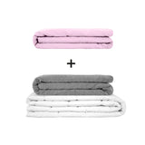 Original Therapiedecke - Gewichtsdecken Set für Erwachsene inklusive 2 Bezügen nach Wahl