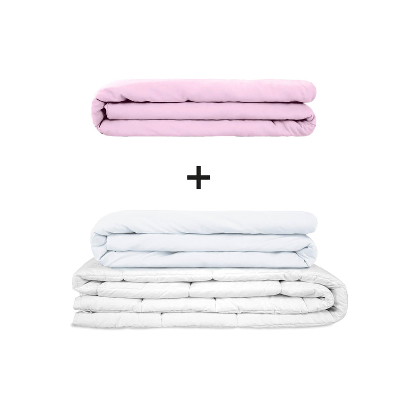 Original Therapiedecke - Gewichtsdecken Set für Erwachsene inklusive 2 Bezügen nach Wahl