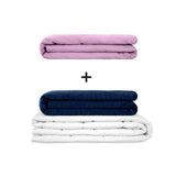 Original Therapiedecke - Gewichtsdecken Set für Erwachsene inklusive 2 Bezügen nach Wahl