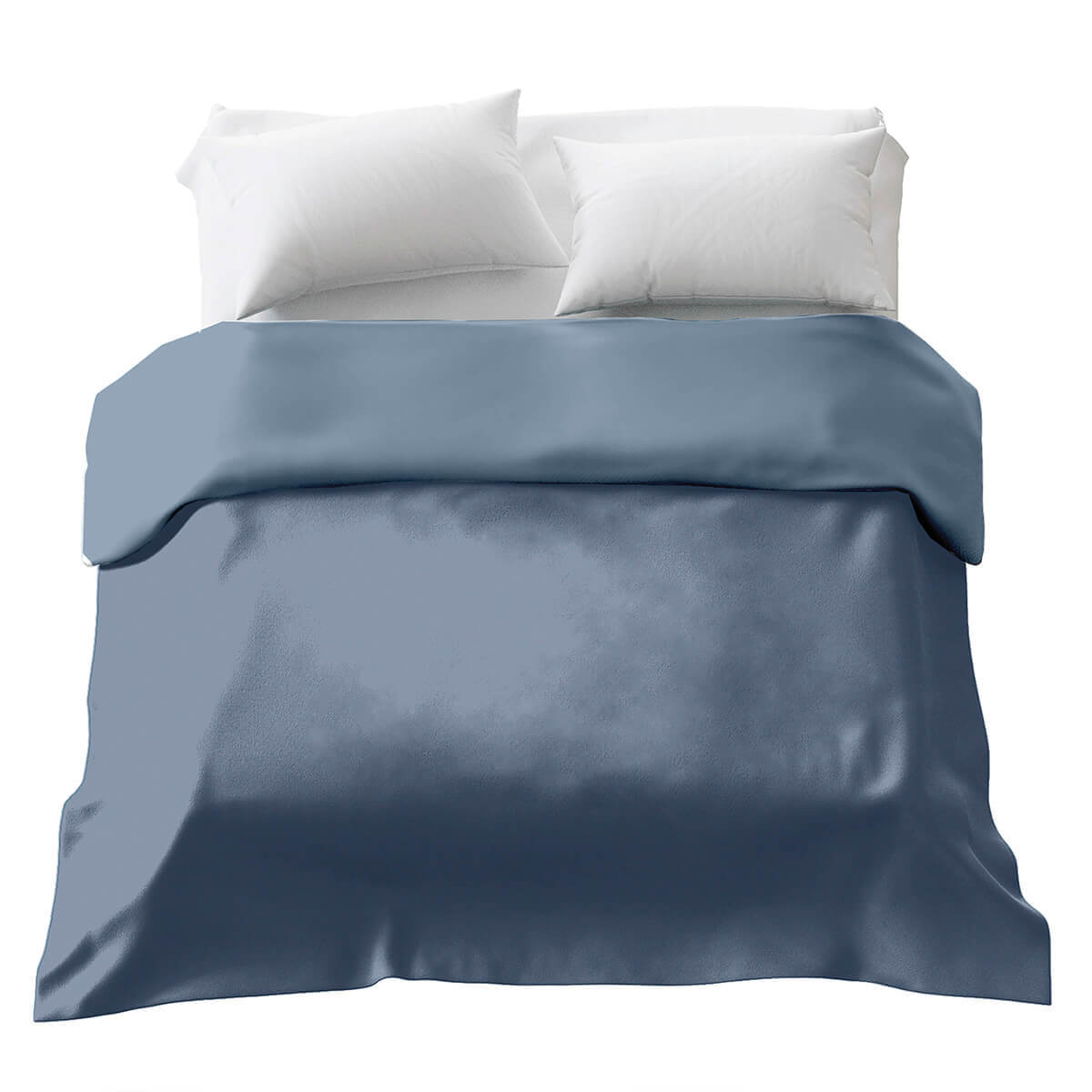 Original Therapiedecke - Baumwollbezug in Stahlblau