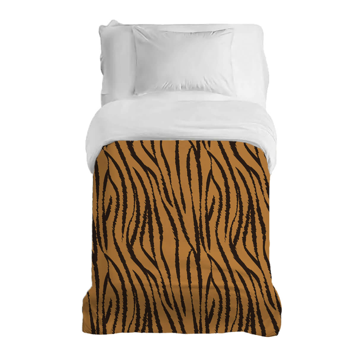 Original Therapiedecke - Baumwollbezug Tiger Muster