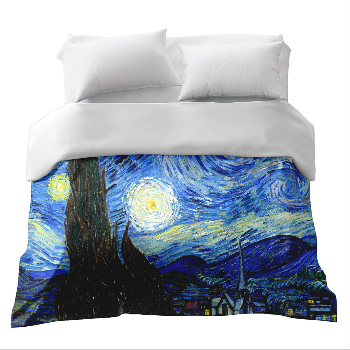 Original Therapiedecke - Baumwollbezug Sternennacht