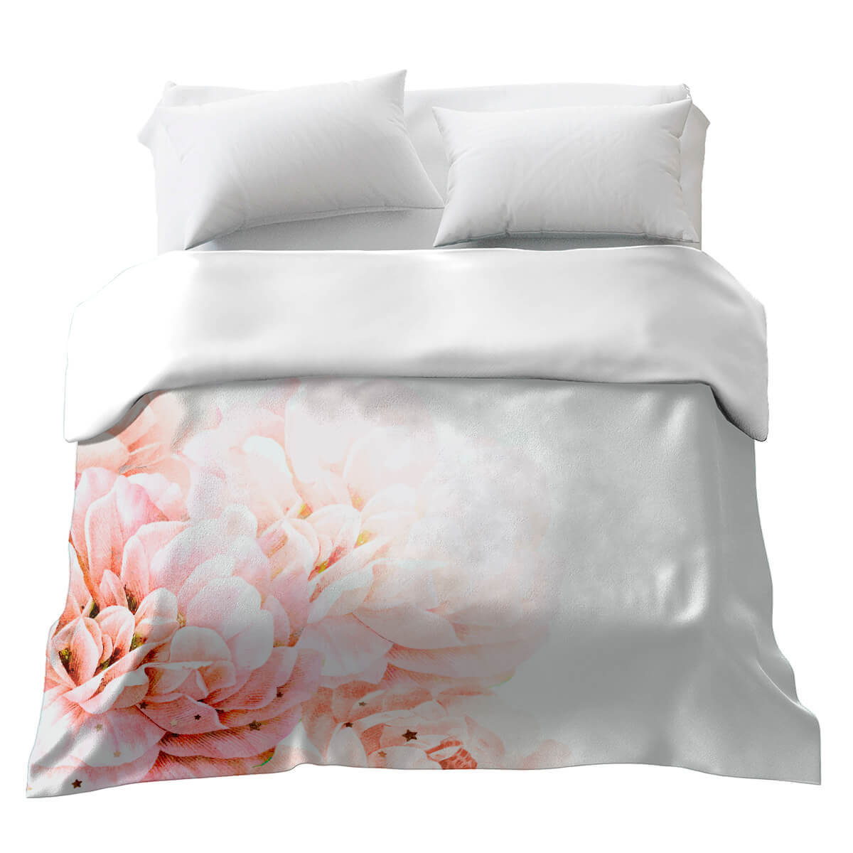 Original Therapiedecke - Baumwollbezug Große Blüte