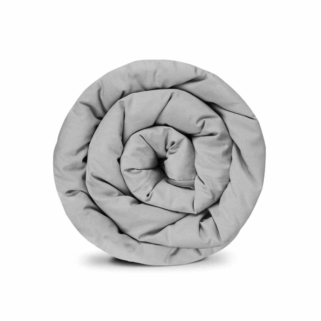 Original Therapiedecke - Baumwollbezug in Hellgrau