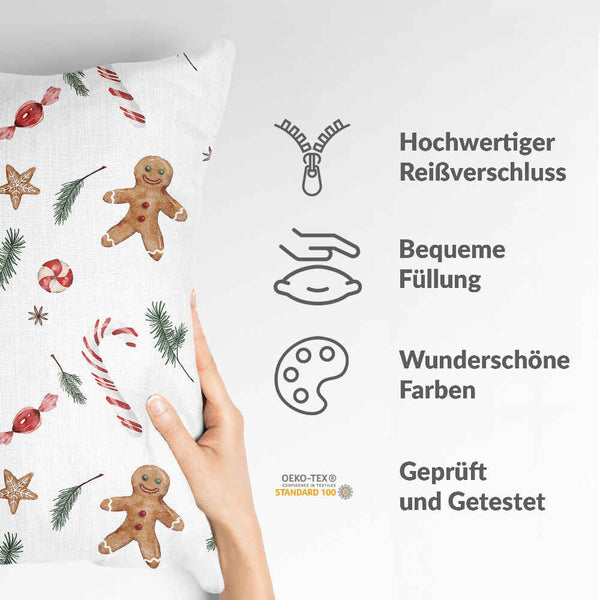 Gesundheitskissen weiße Weihnachtszeit