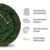 Therapiedecken Baumwollbezug Matrix Code Grün