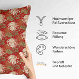 Gesundheitkissen Rot große Blüte