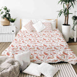 Therapiedecken Bettwäschen Set Karpfen Orange