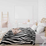 Therapiedecken Baumwollbezug Zebra Print