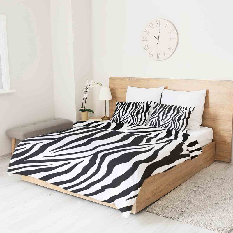 Therapiedecken Baumwollbezug Zebra Print