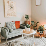 Gesundheitskissen Blattmuster Beige