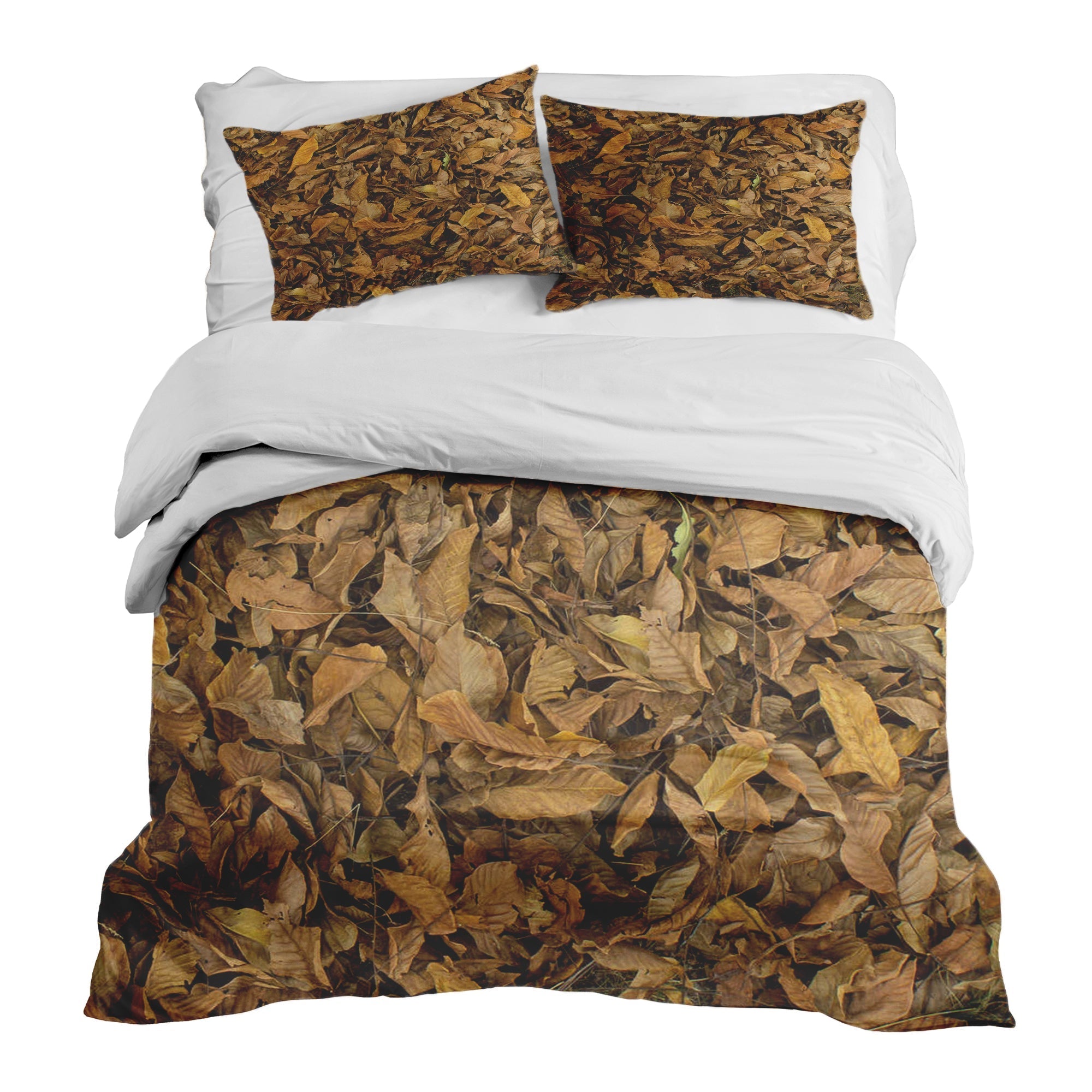 Original Therapiedecke - Baumwoll Bettwäsche Set Laubblätter