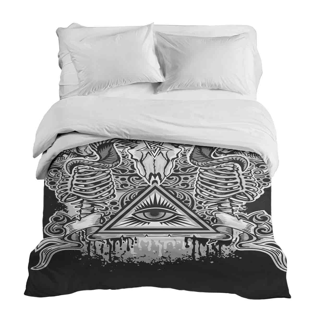 Original Therapiedecke - Baumwollbezug Schwarz Auge 2