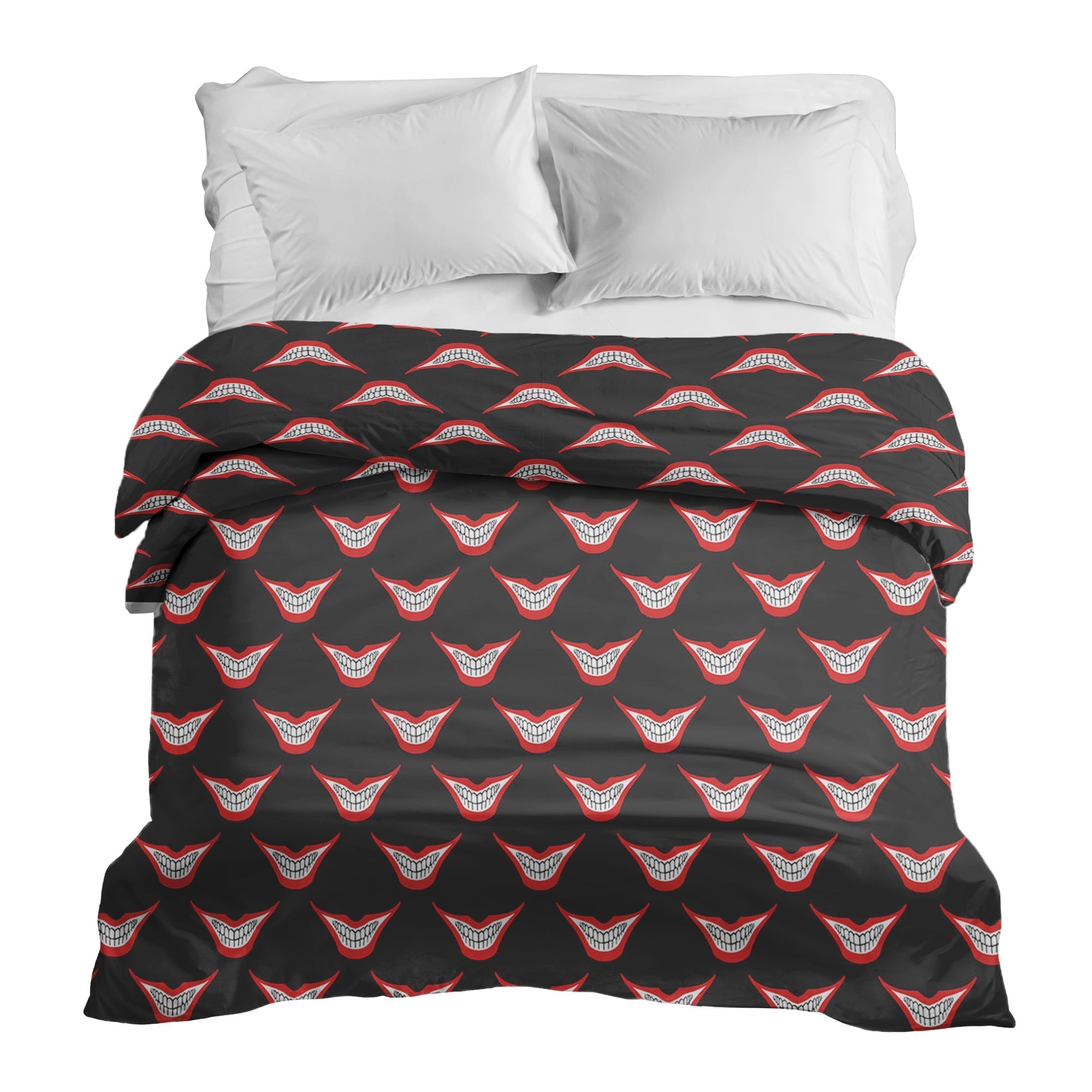 Original Therapiedecke - Baumwollbezug Grinsender Mund