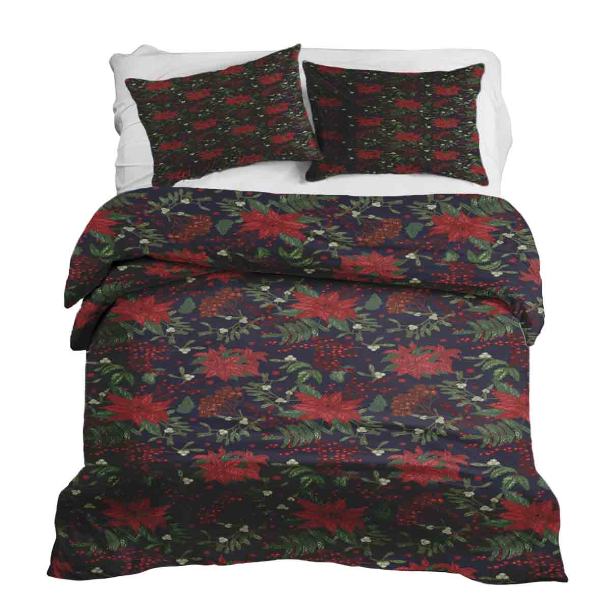 Original Therapiedecke - Baumwoll Bettwäsche Set mit rotem Christstern