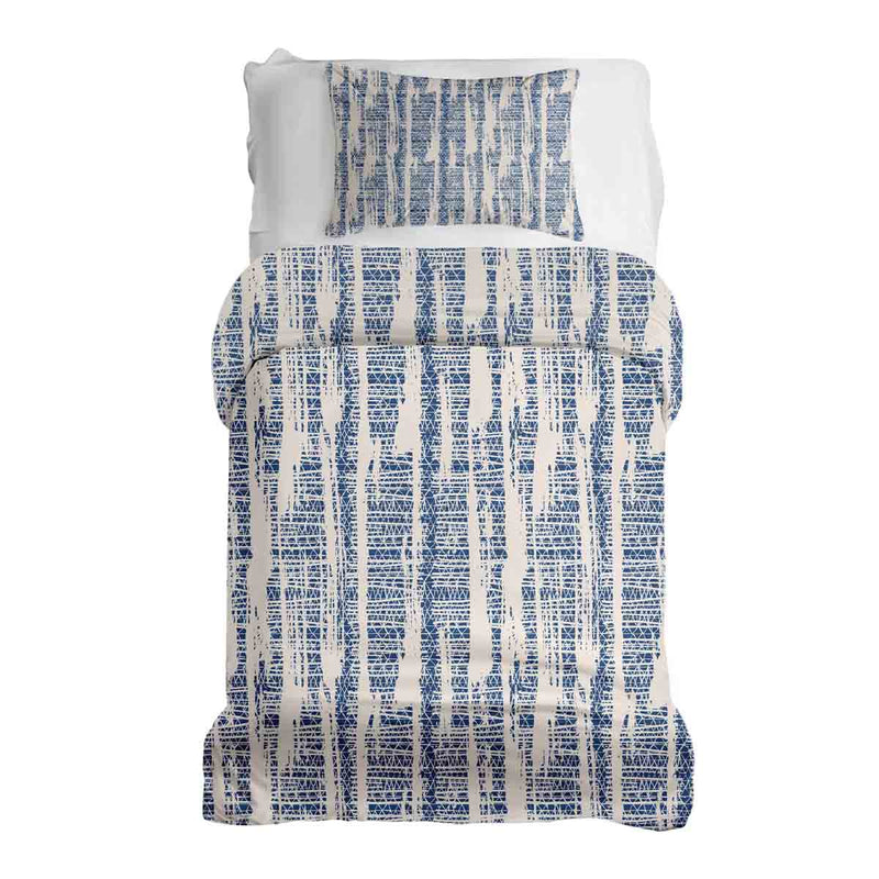 Therapiedecken Bettwäschen Set mit blauem Muster
