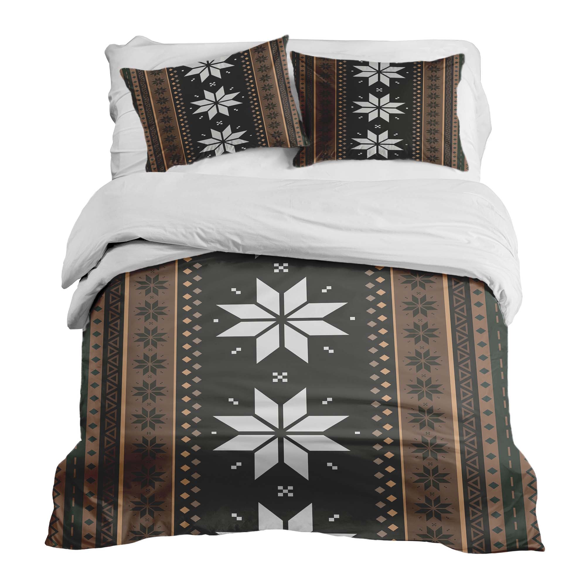 Original Therapiedecke - Baumwoll Bettwäsche Set gestreift mit Sternen