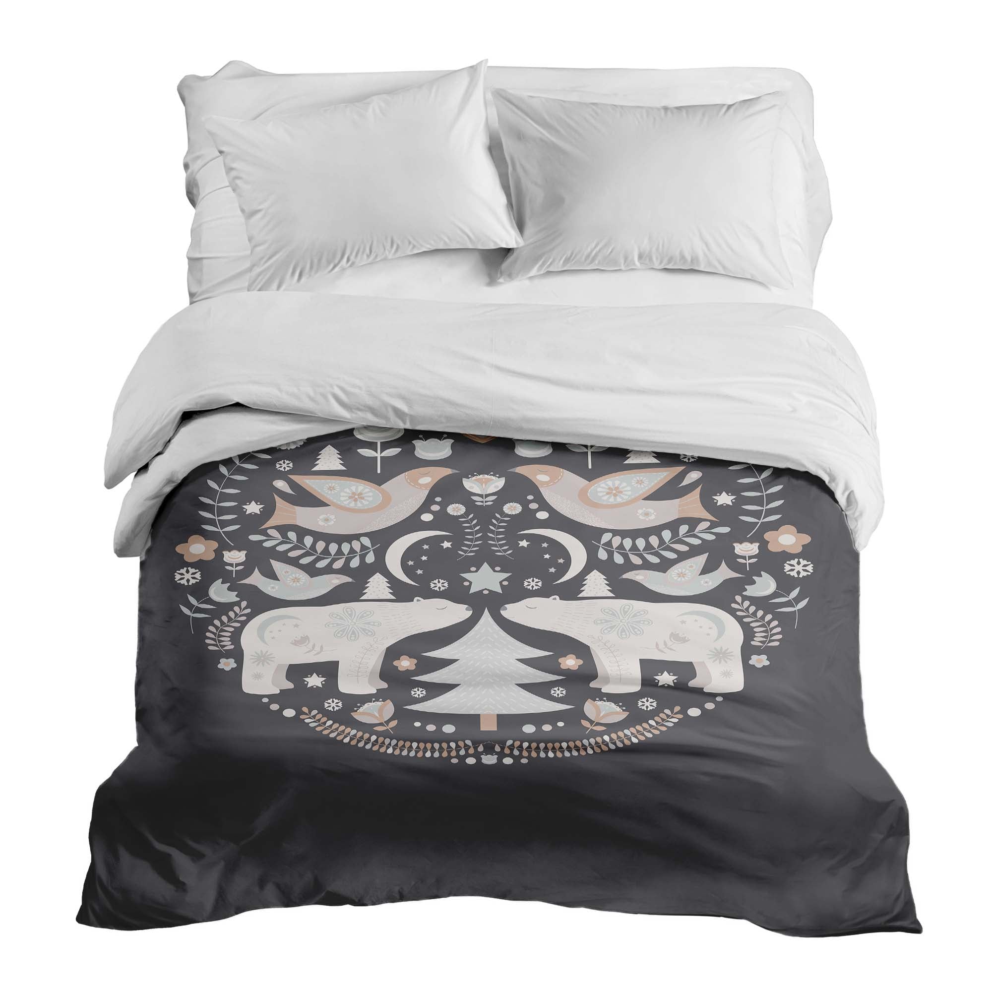 Original Therapiedecke - Baumwollbezug Weihnachten in Moskau