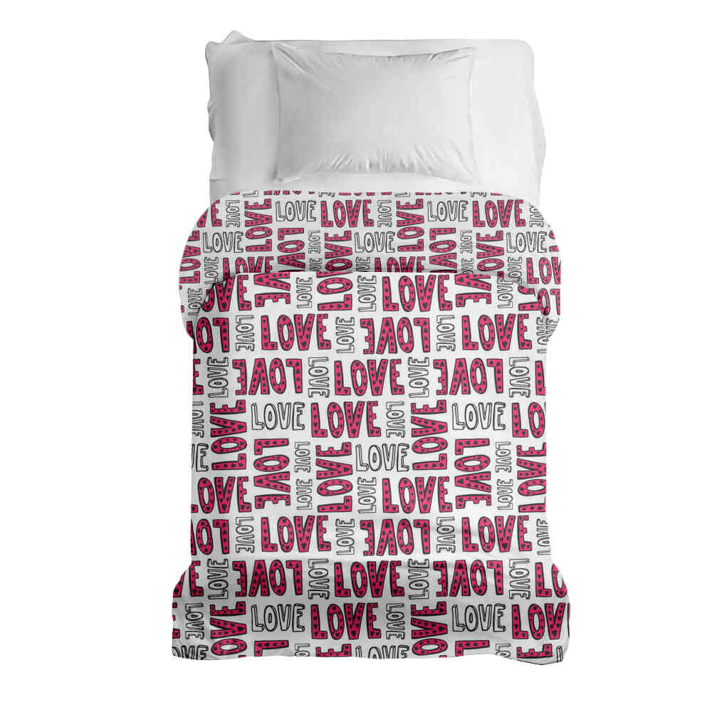 Original Therapiedecke - Baumwollbezug Weiß L.O.V.E