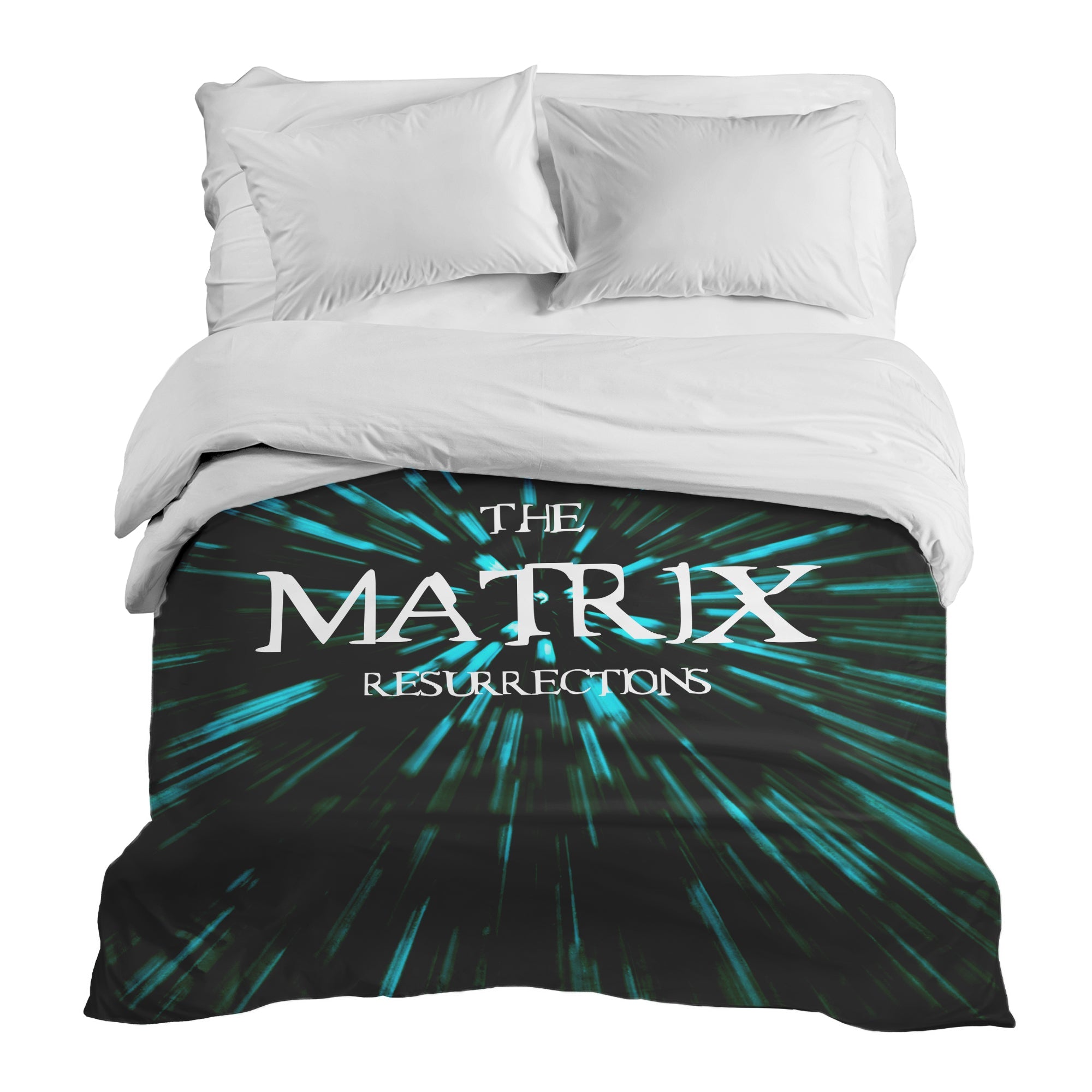 Original Therapiedecke - Baumwollbezug Mit The Matrix Schriftzug