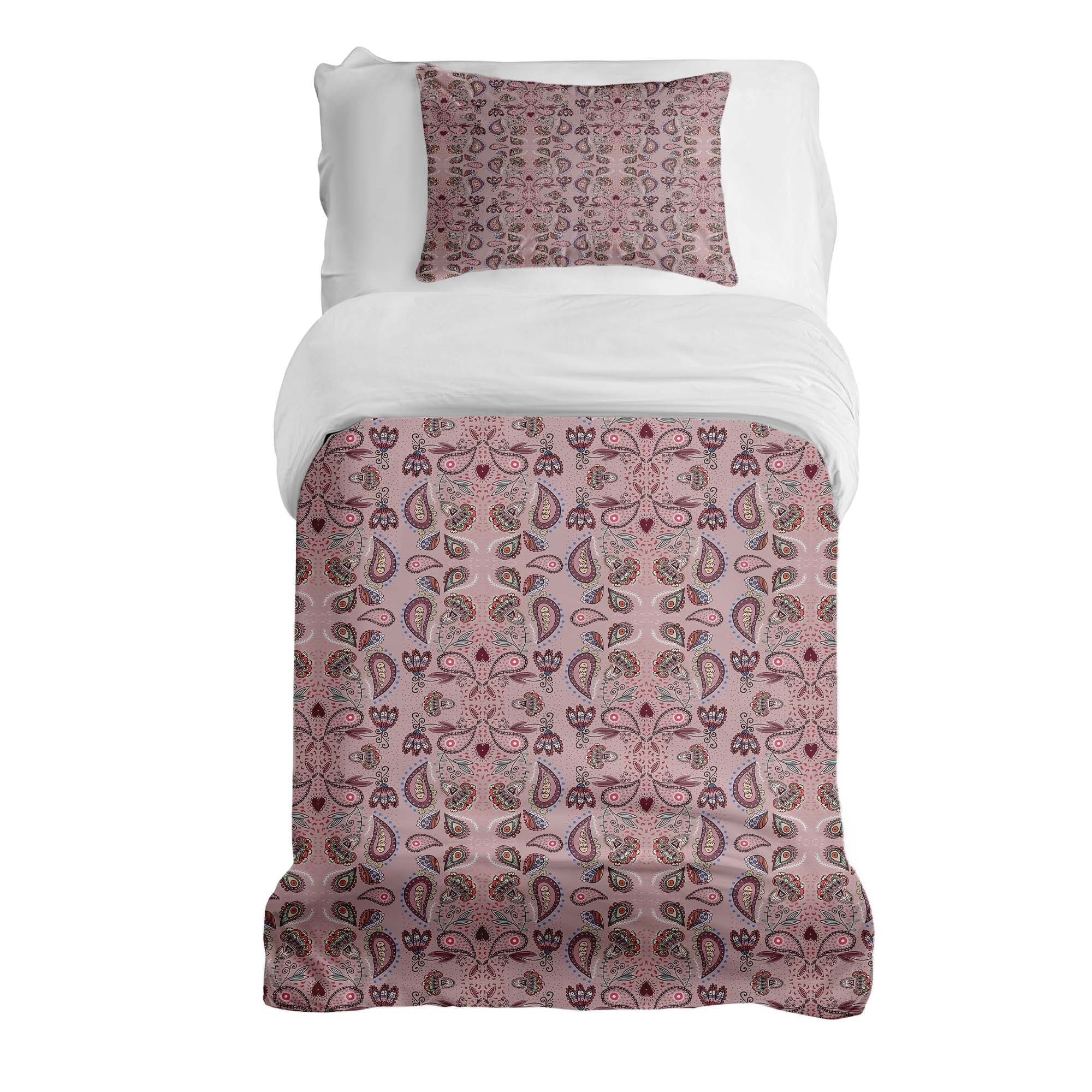 Original Therapiedecke - Baumwoll Bettwäsche Set Rosa Mandala